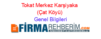 Tokat+Merkez+Karşiyaka+(Çat+Köyü) Genel+Bilgileri