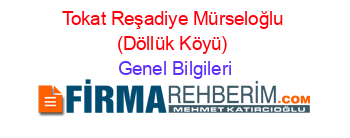 Tokat+Reşadiye+Mürseloğlu+(Döllük+Köyü) Genel+Bilgileri