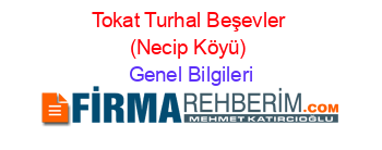 Tokat+Turhal+Beşevler+(Necip+Köyü) Genel+Bilgileri