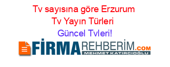 Tv+sayısına+göre+Erzurum+Tv+Yayın+Türleri+ Güncel+Tvleri!