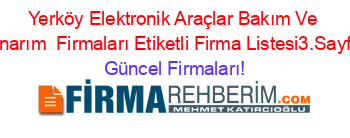 Yerköy+Elektronik+Araçlar+Bakım+Ve+Onarım +Firmaları+Etiketli+Firma+Listesi3.Sayfa Güncel+Firmaları!