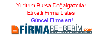 Yıldırım+Bursa+Doğalgazcılar+Etiketli+Firma+Listesi Güncel+Firmaları!