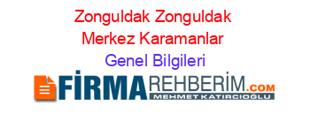 Zonguldak+Zonguldak+Merkez+Karamanlar Genel+Bilgileri